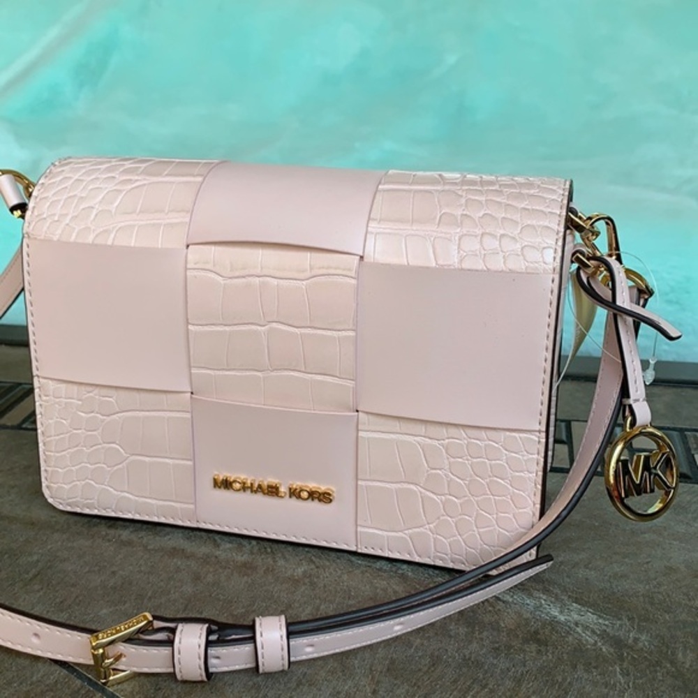 Michael Kors Mercer Sm clutch XBODY Powder Blush